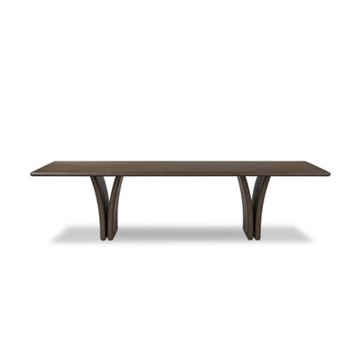 Four Hands Marcon Dining Table - 118" - Grey Reclaimed French Oak