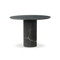 Four Hands Oranda Round Dining Table 42" - Black Marble