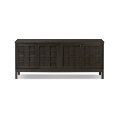 Four Hands Alessio Media Console - Smoked Black