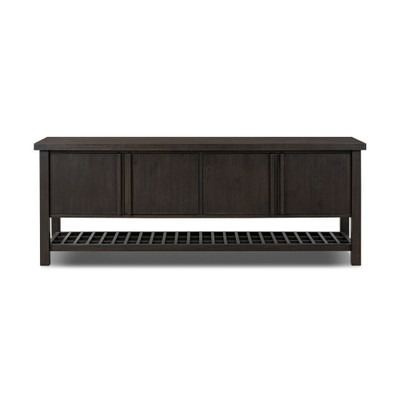 Four Hands Dalton Media Console - Smoked Black Oak