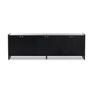 Four Hands Etro Media Console - Black Wash Poplar