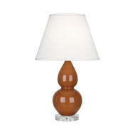 Small Double Gourd Table Lamp - Cinnamon