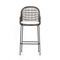 Four Hands Bandera Outdoor Bar Stool - Distressed Grey - White