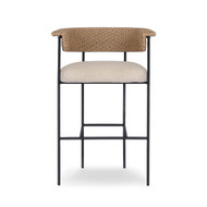 Four Hands Carrie Outdoor Bar Stool - Faux Hyacinth