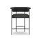 Four Hands Carrie Outdoor Counter Stool - - Faux Black Hyacinth