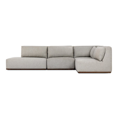 Four Hands Adler Outdoor 4 Piece Sectional - Right Bumper Chaise
