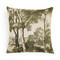 Four Hands Toile Pillow - Cover Only - Toile Moss 24" X 24"
