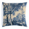 Four Hands Toile Pillow - Cover + Insert - Toile Navy 24" X 24"
