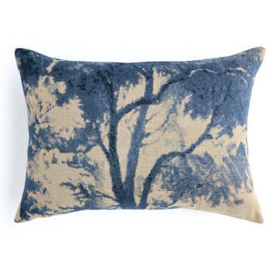 Four Hands Toile Pillow - Cover + Insert - Toile Navy 20" X 14"