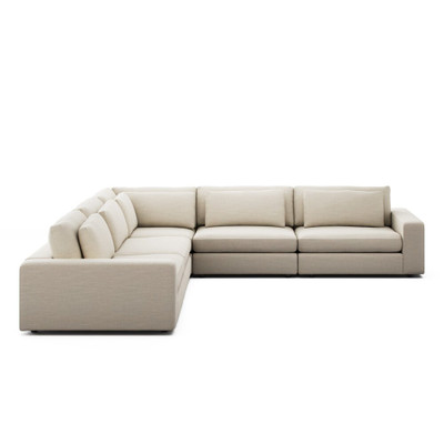 Four Hands Bloor 5-Piece Sectional - Savoy Parchment