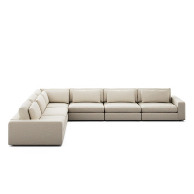 Four Hands Bloor 6-Piece Sectional - Savoy Parchment