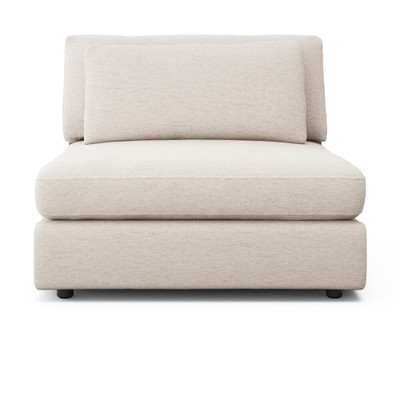Four Hands BYO: Bloor Sectional - Armless Piece - Crypton Nomad Snow