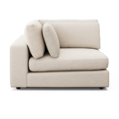 Four Hands BYO: Bloor Sectional - Corner Piece - Crypton Nomad Snow
