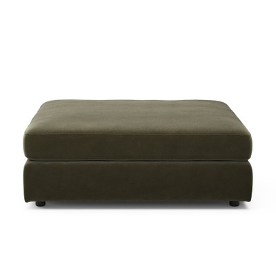 Four Hands BYO: Bloor Sectional - Ottoman - Surrey Olive