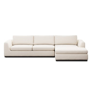 Four Hands Colt 2-Piece Sectional - Right Chaise - Crypton Nomad Marshmallow
