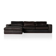Four Hands Colt 2-Piece Sectional - Left Chaise - Heirloom Cigar