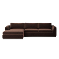 Four Hands Colt 2-Piece Sectional - Left Chaise - Surrey Cocoa
