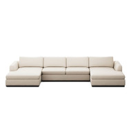 Four Hands Colt 3-Piece U Sectional - Crypton Nomad Snow