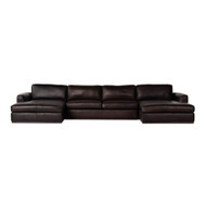 Four Hands Colt 3-Piece U Sectional - Heirloom Cigar