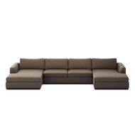 Four Hands Colt 3-Piece U Sectional - Savoy Coffee