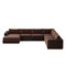 Four Hands Colt 4-Piece Sectional - Left Chaise - Surrey Cocoa