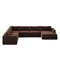 Four Hands Colt 4-Piece Sectional - Right Chaise - Surrey Cocoa