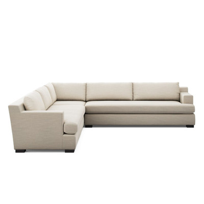Four Hands Crispin 3 Piece Sectional - Savoy Parchment