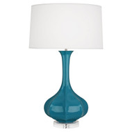 Pike Table Lamp - Lucite - Peacock