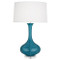 Pike Table Lamp - Lucite - Peacock