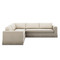 Four Hands Tovana 3 Piece Sectional - Savoy Parchment