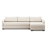 Four Hands Wickham 2-Piece Sectional - Right Storage Chaise - Crypton Nomad Marshmallow