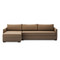 Four Hands Wickham 2-Piece Sectional - Left Storage Chaise - Savoy Ochre
