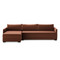 Four Hands Wickham 2-Piece Sectional - Left Storage Chaise - Surrey Auburn