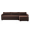 Four Hands Wickham 2-Piece Sectional - Right Storage Chaise - Surrey Cocoa