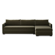 Four Hands Wickham 2-Piece Sectional - Right Chaise - Surrey Olive