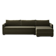 Four Hands Wickham 2-Piece Sectional - Right Storage Chaise - Surrey Olive