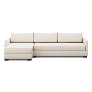 Four Hands Wickham 2-Piece Sleeper Sectional - Left Chaise - Crypton Nomad Marshmallow