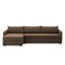 Four Hands Wickham 2-Piece Sleeper Sectional - Left Chaise - Crypton Nomad Mushroom