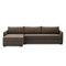 Four Hands Wickham 2-Piece Sleeper Sectional - Left Storage Chaise - Savoy Coffee