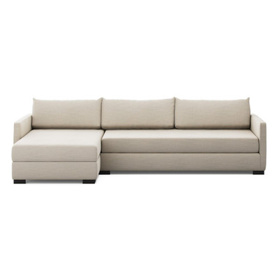 Four Hands Wickham 2-Piece Sleeper Sectional - Left Storage Chaise - Savoy Parchment