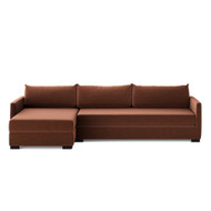 Four Hands Wickham 2-Piece Sleeper Sectional - Left Storage Chaise - Surrey Auburn