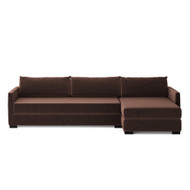 Four Hands Wickham 2-Piece Sleeper Sectional - Right Chaise - Surrey Cocoa