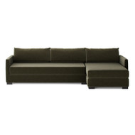 Four Hands Wickham 2-Piece Sleeper Sectional - Right Chaise - Surrey Olive
