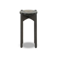 Four Hands Relo End Table - Olive Cast Glass