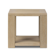 Four Hands Thomas End Table - Bleached Oak Veneer