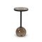 Four Hands Viola Accent Table - Smoked Brown Cast Glass