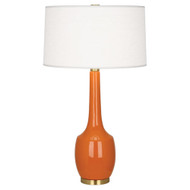 Delilah Table Lamp - Antique Brass - Pumpkin
