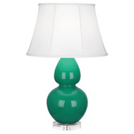 Double Gourd Table Lamp - Eggplant