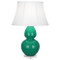 Double Gourd Table Lamp - Eggplant