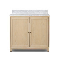 Four Hands Millie Single Vanity - Satin Bleached Parawood